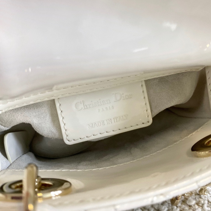 Dior Lady-D-Joy Bag NIGO Leather Carrying Chain Bag #nigo21446
