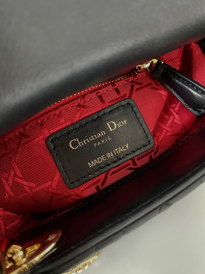 Dior Lady-D-Joy Bag NIGO Leather Carrying Chain Bag #nigo21446