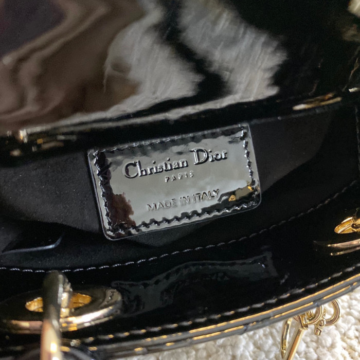 Dior Lady-D-Joy Bag NIGO Leather Carrying Chain Bag #nigo21446