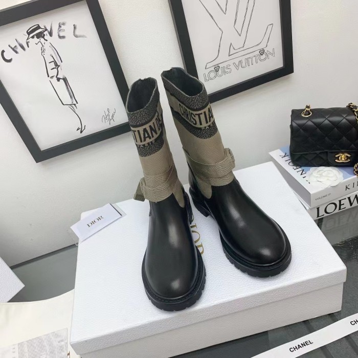 Dior Logo High Boots For Women's With Monogrammed Shoes #nigo51876