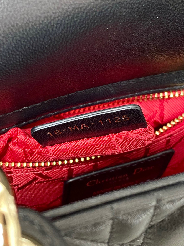 Dior Lady-D-Joy Bag NIGO Leather Carrying Chain Bag #nigo21446