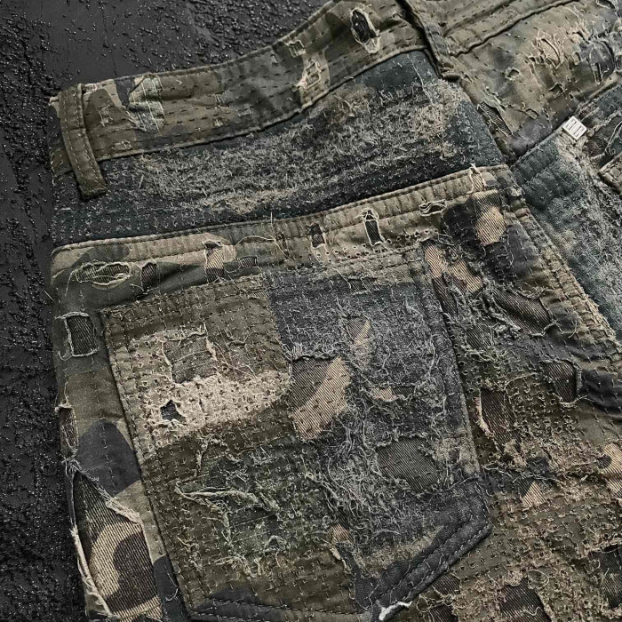 Givenchy Camouflage Print Jeans Black Ngvp #nigo5231