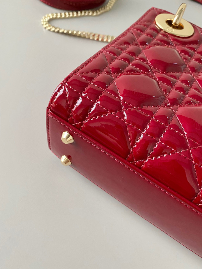 Dior Lady-D-Joy Bag NIGO Leather Carrying Chain Bag #nigo21446