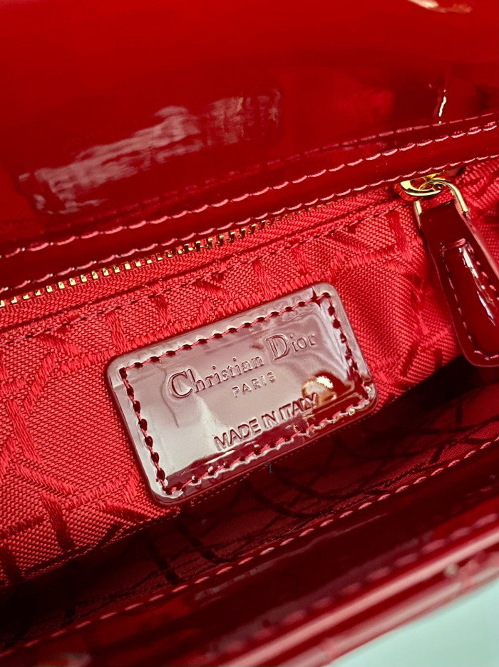 Dior Lady-D-Joy Bag NIGO Leather Carrying Chain Bag #nigo21446