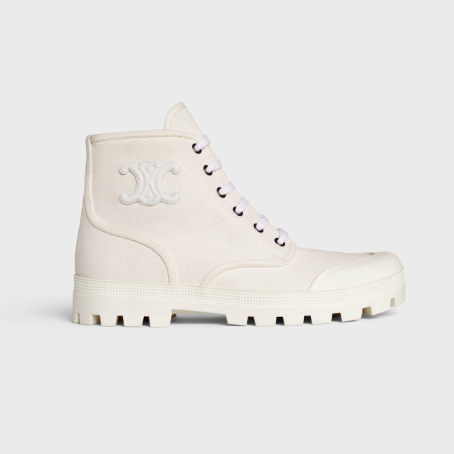 Celine Women's Canvas Mid Boots Casual Shoes #nigo51447