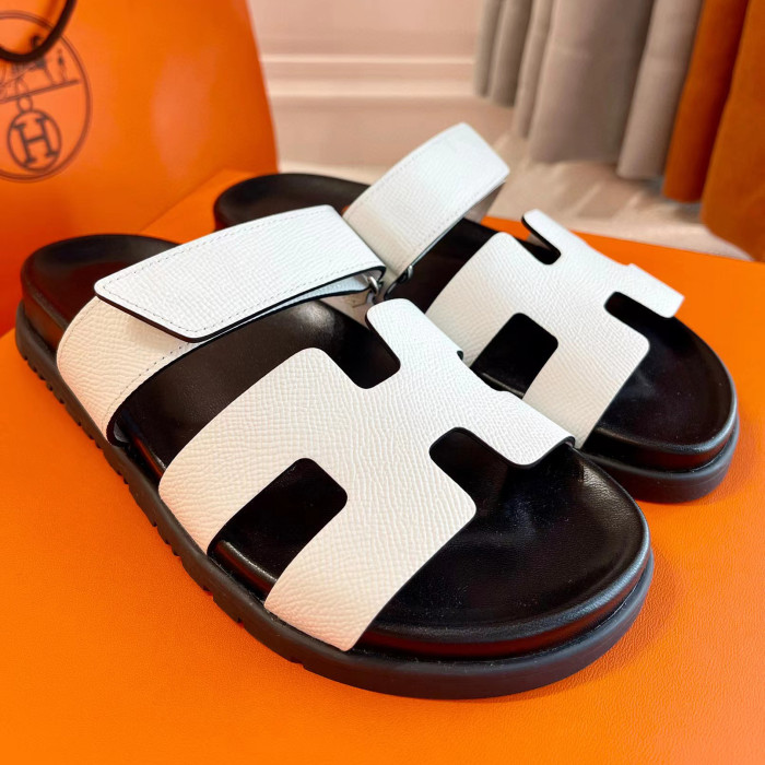 Hermes Women's Leather Sandals Slippers Flats Shoes #nigo51633