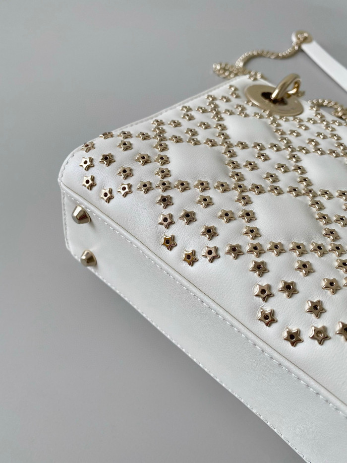 Dior Lady-D-Joy Bag NIGO Leather Carrying Chain Bag #nigo21446