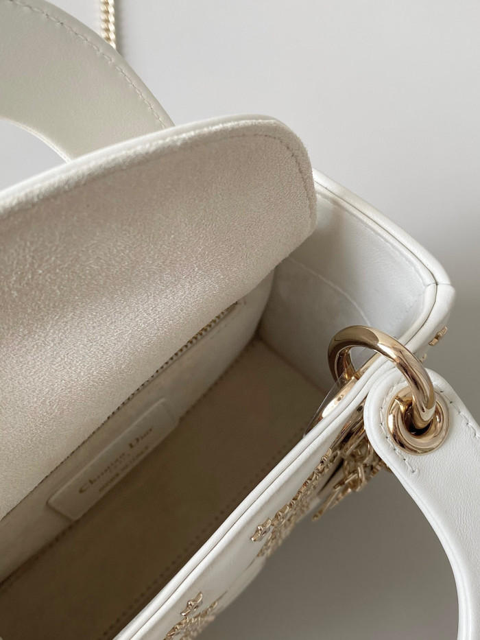Dior Lady-D-Joy Bag NIGO Leather Carrying Chain Bag #nigo21446