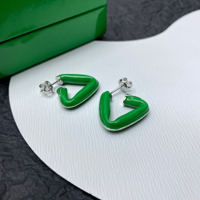 Bottega Veneta Triangle Enamel Earring Jewelry #nigo89157