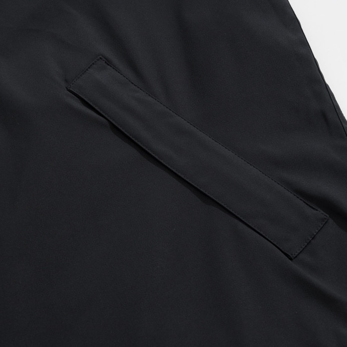 Balenciaga Black Lightweight Nylon Short Windbreaker Jacket #nigo3425