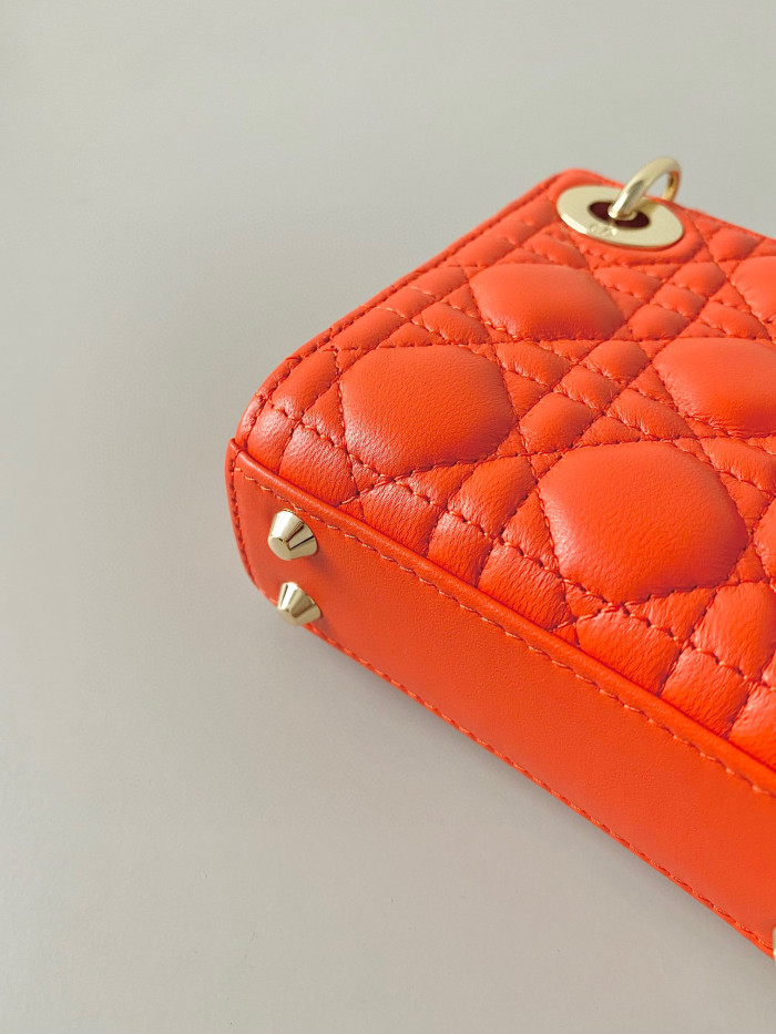 Dior Lady-D-Joy Bag NIGO Leather Carrying Chain Bag #nigo21446