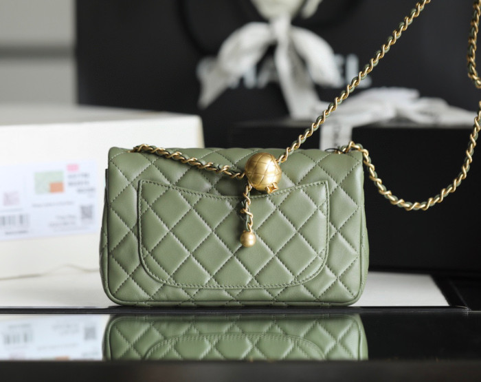 Chanel Flap Bag Small Golden Ball, Single Shoulder Messenger Bag Multicolor Double Size Leather Bags #nigo55243