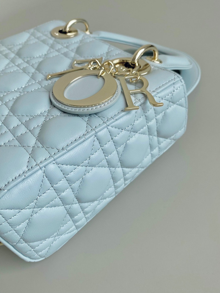Dior Lady-D-Joy Bag NIGO Leather Carrying Chain Bag #nigo21446