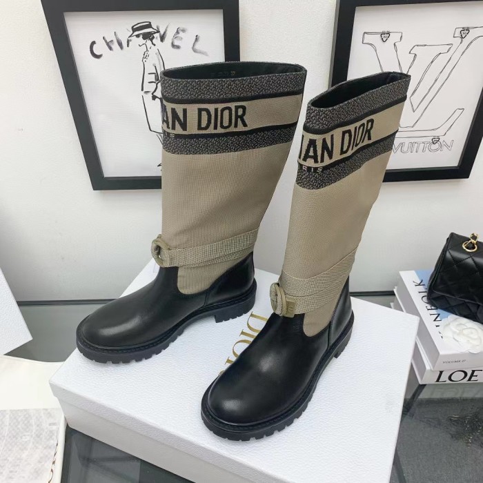 Dior Logo High Boots For Women's With Monogrammed Shoes #nigo51876