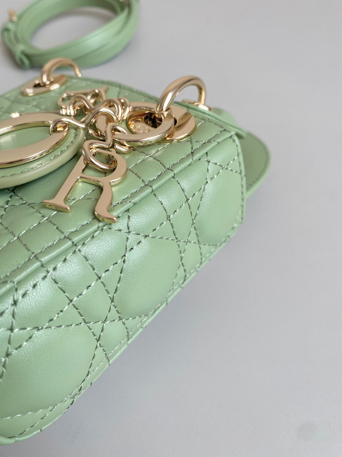 Dior Lady-D-Joy Bag NIGO Leather Carrying Chain Bag #nigo21446