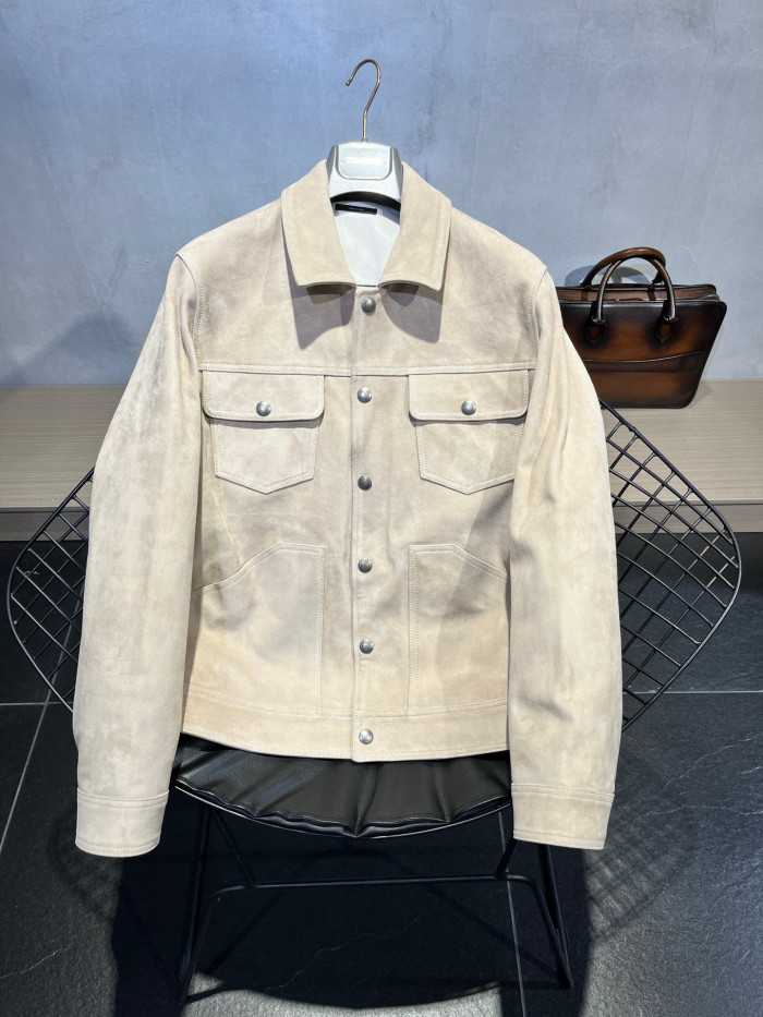 TomFord Cashmere Suede Western Jacket Coat #nigo7885