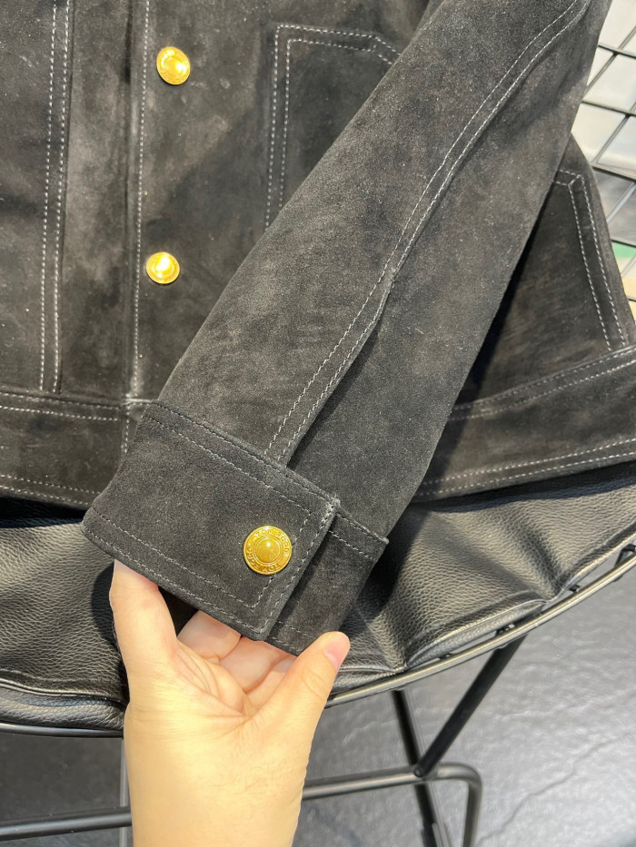 TomFord Cashmere Suede Western Jacket Coat #nigo7885