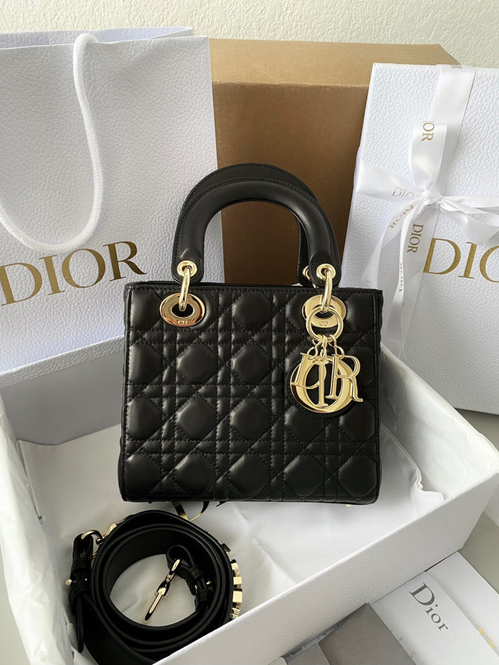 Dior Lady-D-Joy Bag NIGO Leather Carrying Chain Bag #nigo21446