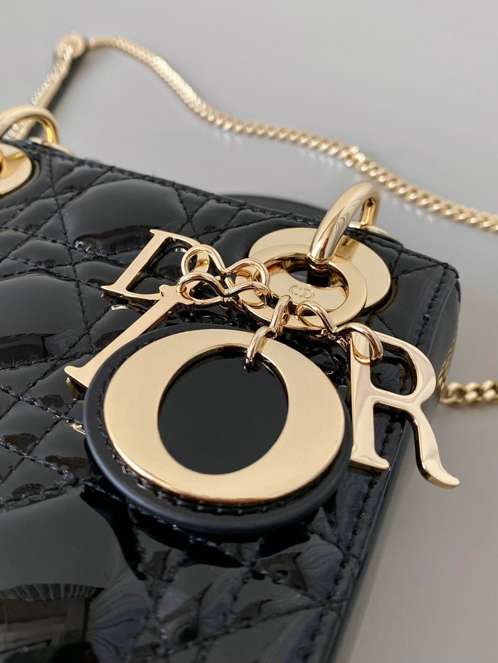 Dior Lady-D-Joy Bag NIGO Leather Carrying Chain Bag #nigo21446
