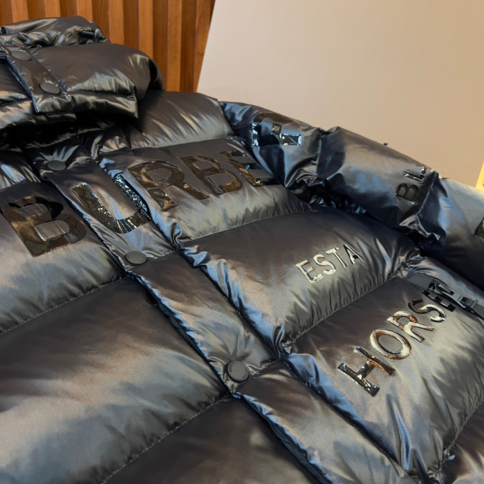 Burberry Hooded Waterproof Puffer Down Jacket In Winter #nigo3435