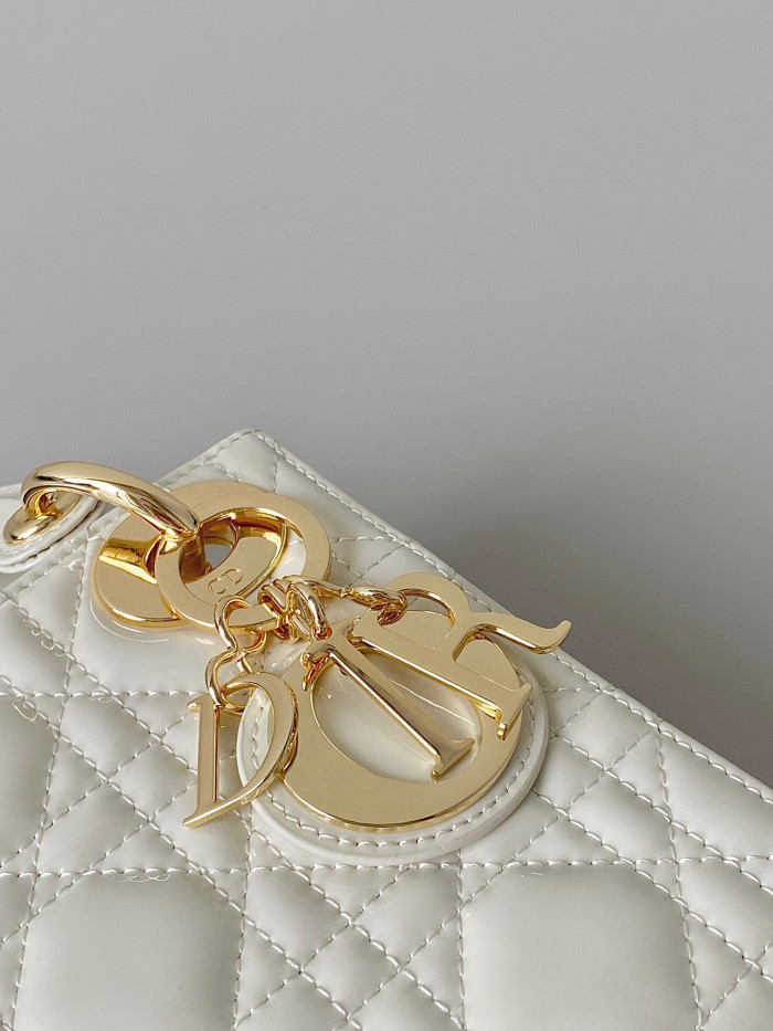 Dior Lady-D-Joy Bag NIGO Leather Carrying Chain Bag #nigo21446