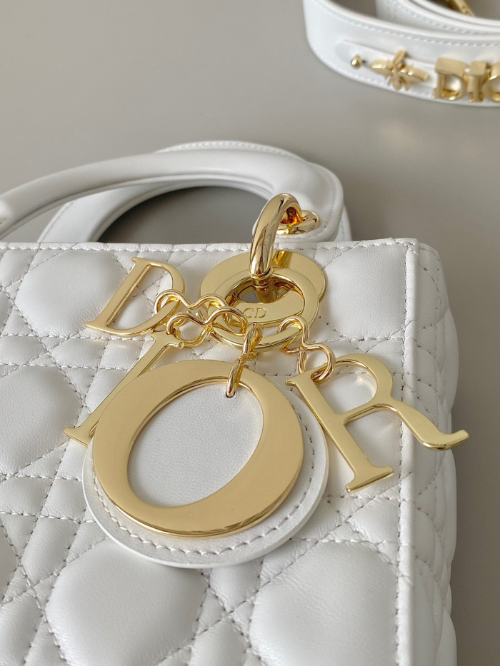 Dior Lady-D-Joy Bag NIGO Leather Carrying Chain Bag #nigo21446