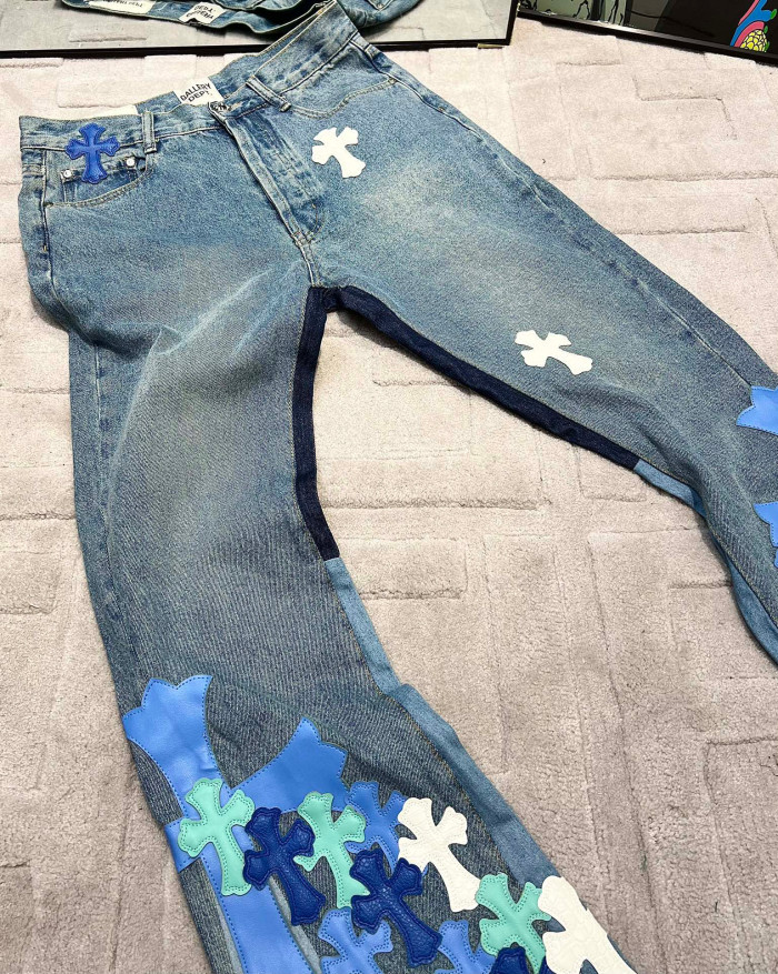 Chrome Hearts Flare Leg Denim Trousers Jeans Pants #nigo7588