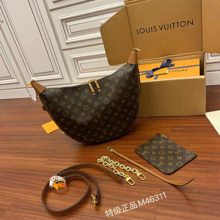 Louis Vuitton Women's Full Logo Chain Shoulder Bag #nigo51836