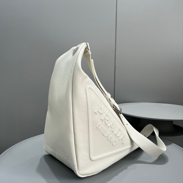 Prada Leather Oversized Triangle Bag #nigo53765