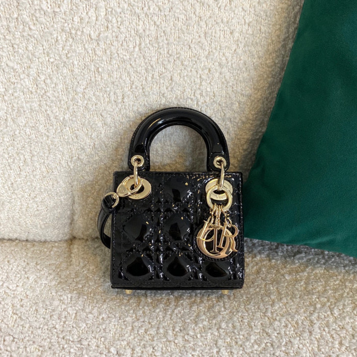Dior Lady-D-Joy Bag NIGO Leather Carrying Chain Bag #nigo21446