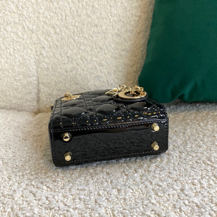 Dior Lady-D-Joy Bag NIGO Leather Carrying Chain Bag #nigo21446