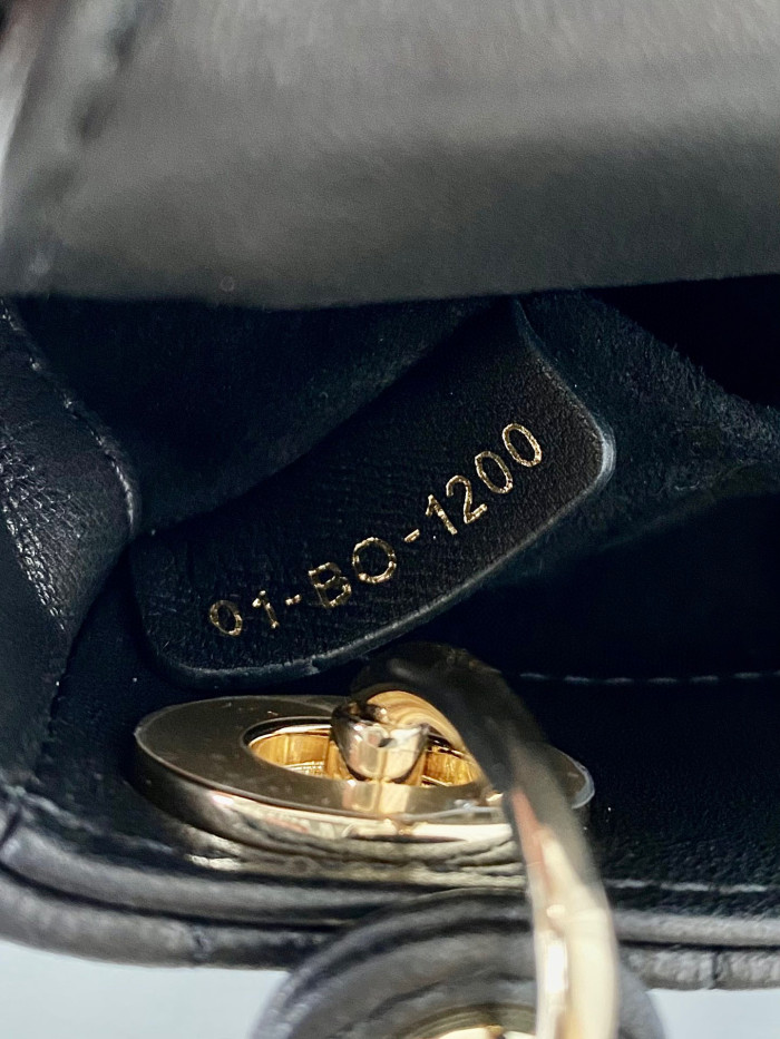 Dior Lady-D-Joy Bag NIGO Leather Carrying Chain Bag #nigo21446