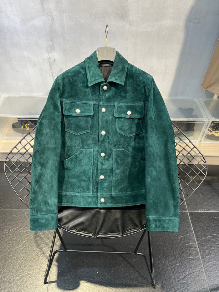 TomFord Cashmere Suede Western Jacket Coat #nigo7885