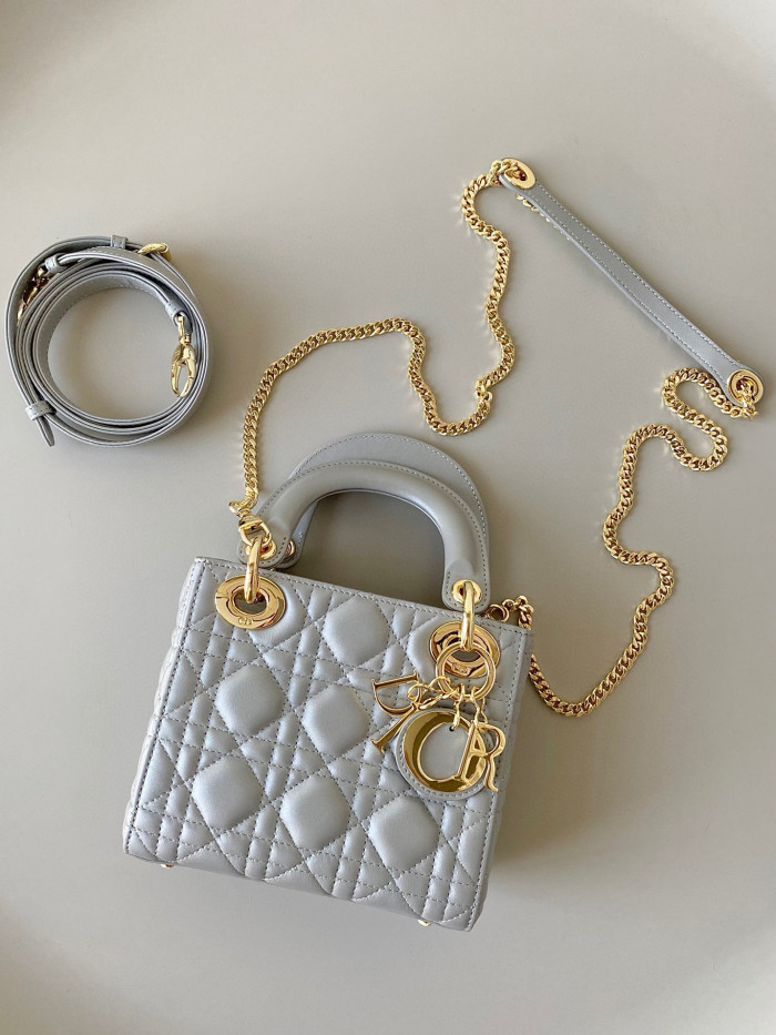 Dior Lady-D-Joy Bag NIGO Leather Carrying Chain Bag #nigo21446