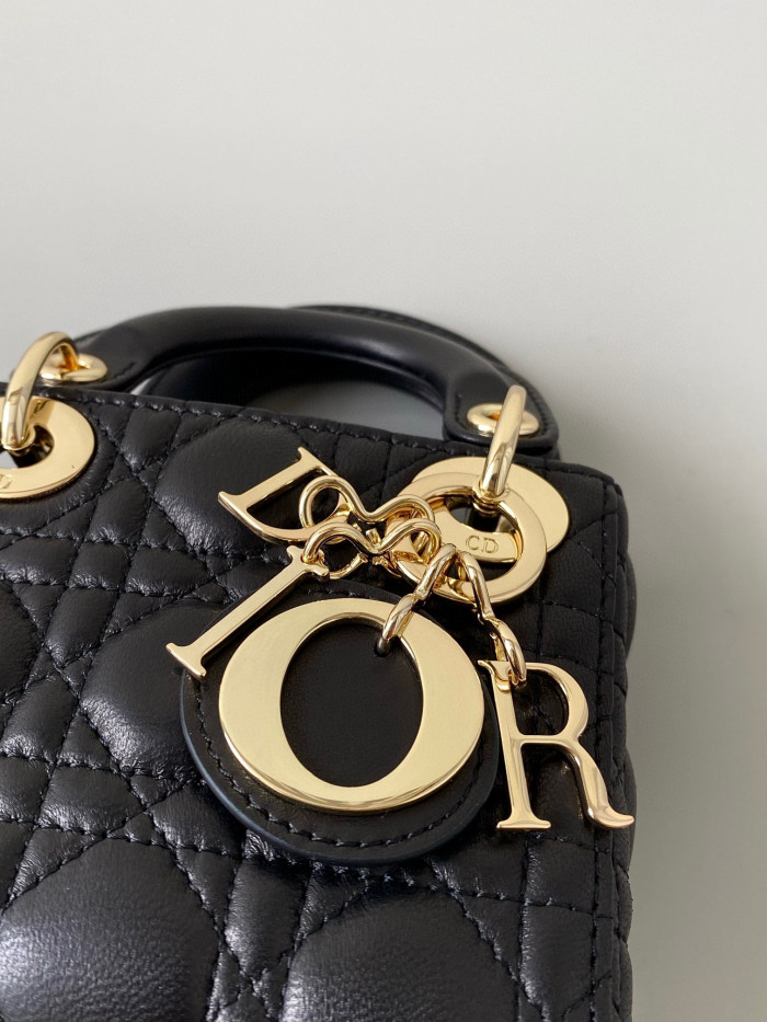 Dior Lady-D-Joy Bag NIGO Leather Carrying Chain Bag #nigo21446