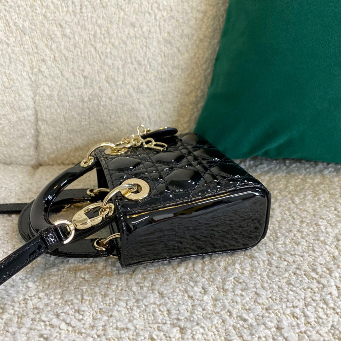 Dior Lady-D-Joy Bag NIGO Leather Carrying Chain Bag #nigo21446