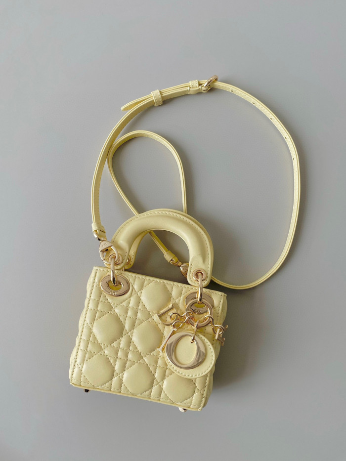 Dior Lady-D-Joy Bag NIGO Leather Carrying Chain Bag #nigo21446