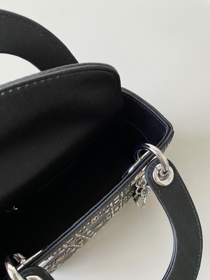 Dior Lady-D-Joy Bag NIGO Leather Carrying Chain Bag #nigo21446