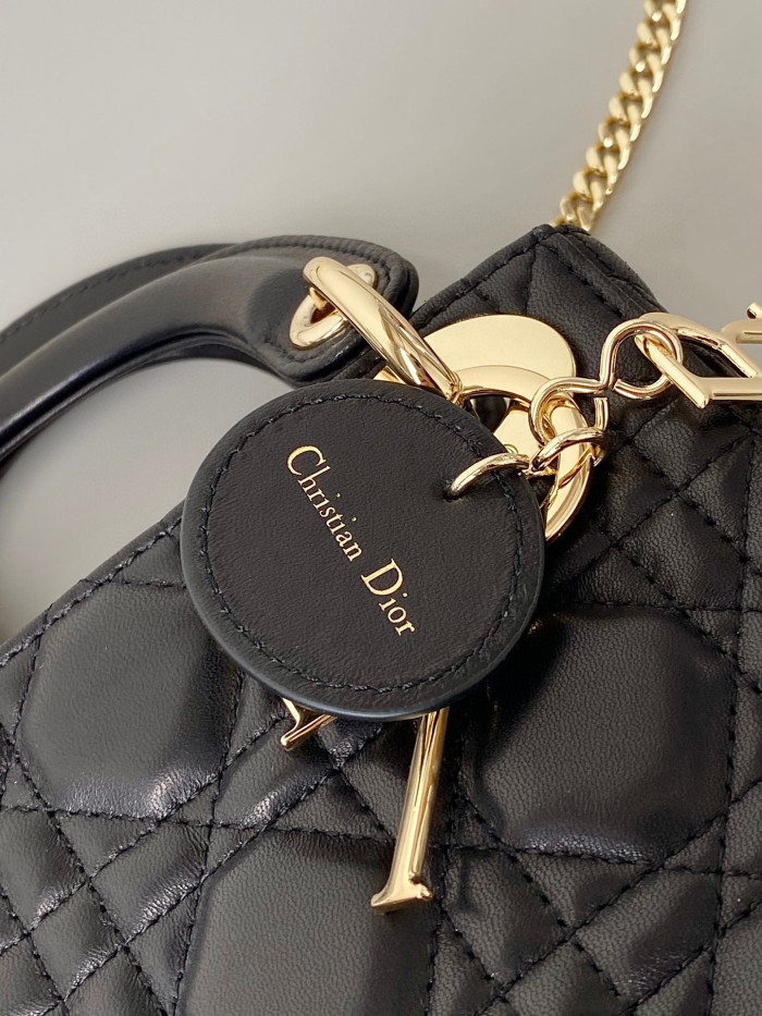 Dior Lady-D-Joy Bag NIGO Leather Carrying Chain Bag #nigo21446