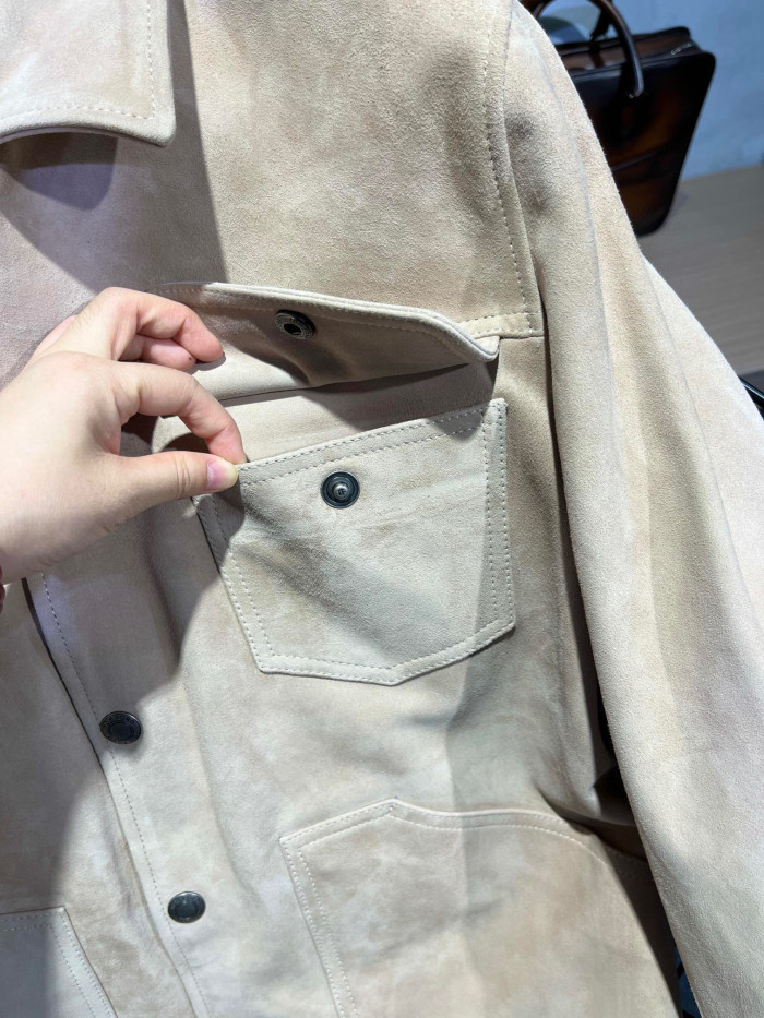 TomFord Cashmere Suede Western Jacket Coat #nigo7885