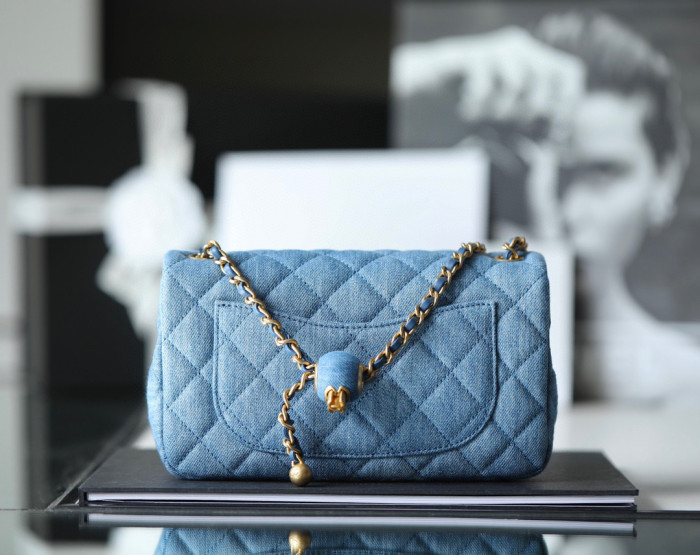 Chanel Flap Bag Small Golden Ball, Single Shoulder Messenger Bag Multicolor Double Size Leather Bags #nigo55243
