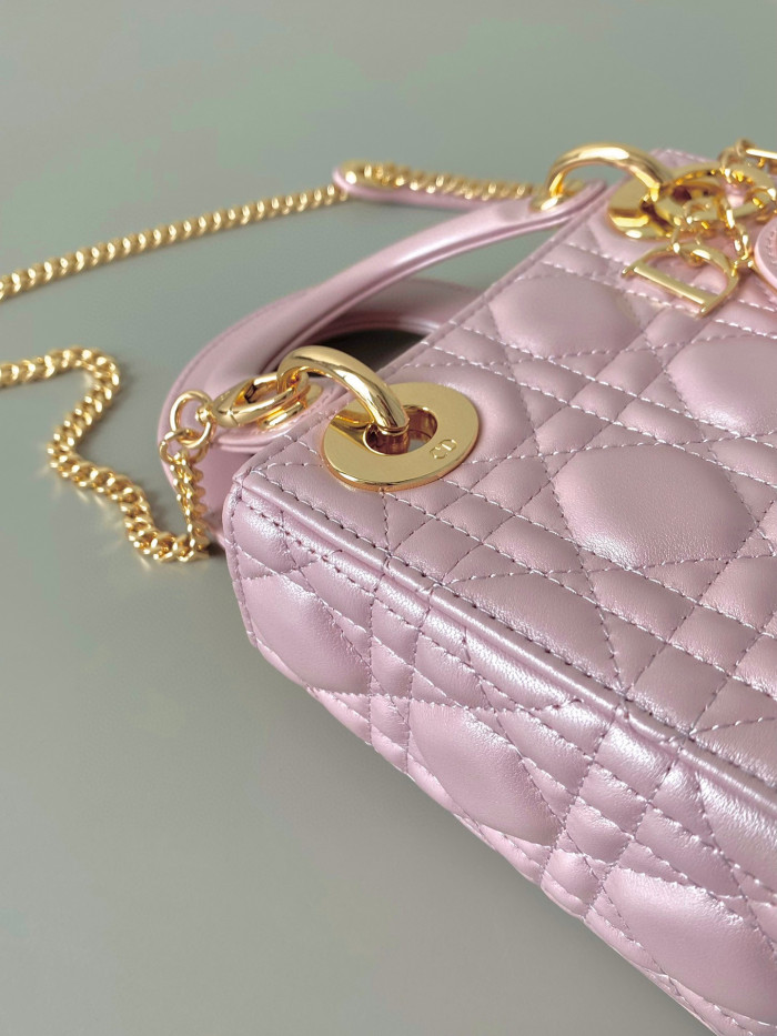 Dior Lady-D-Joy Bag NIGO Leather Carrying Chain Bag #nigo21446