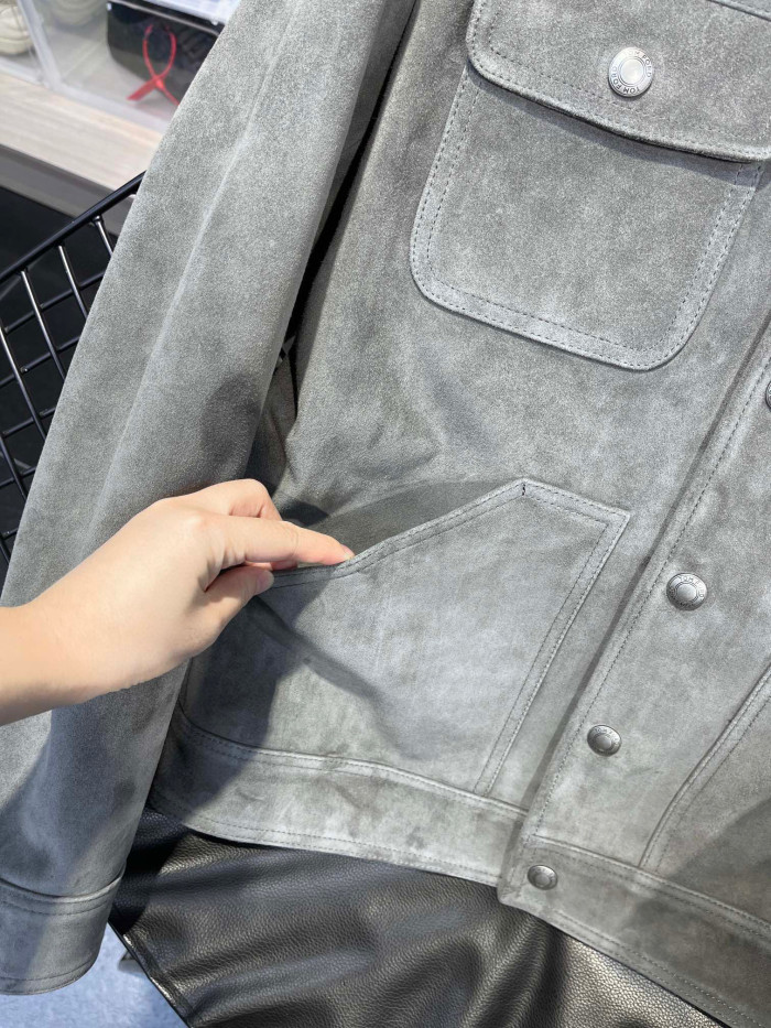 TomFord Cashmere Suede Western Jacket Coat #nigo7885