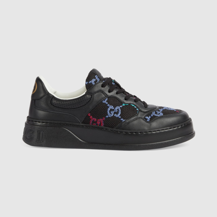 GUCCI Retro Webbing Printed Platform Flat Sneakers Shoes #nigo59189