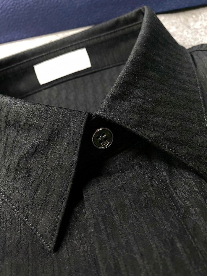 Dior Long Sleeve Solid Color Printed Shirt #nigo5772