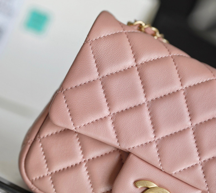 Chanel Flap Bag Small Golden Ball, Single Shoulder Messenger Bag Multicolor Double Size Leather Bags #nigo55243