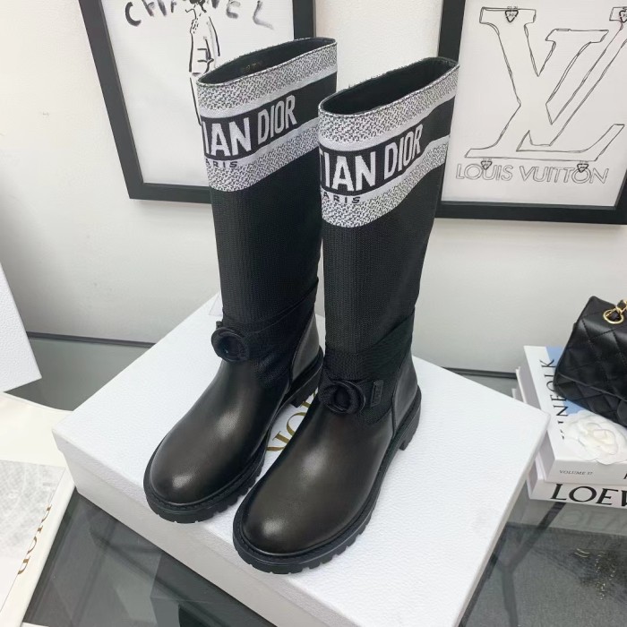 Dior Logo High Boots For Women's With Monogrammed Shoes #nigo51876