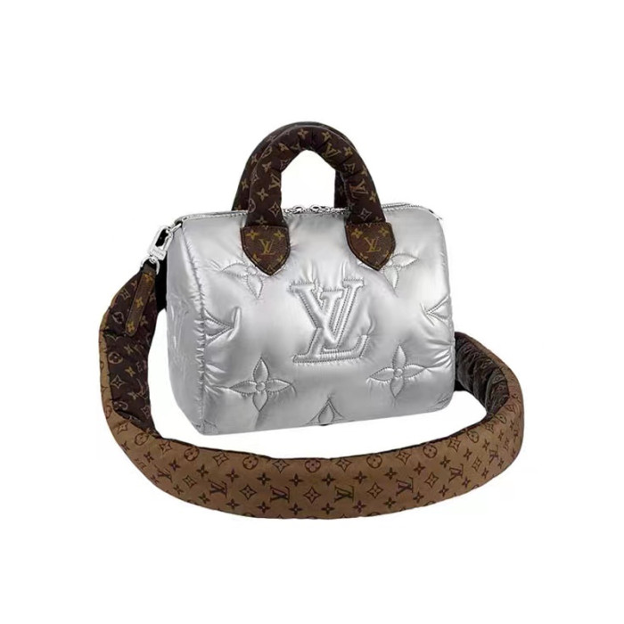 Louis Vuitton Padded Cotton Padded Handbag Shoulder Bag #nigo52477