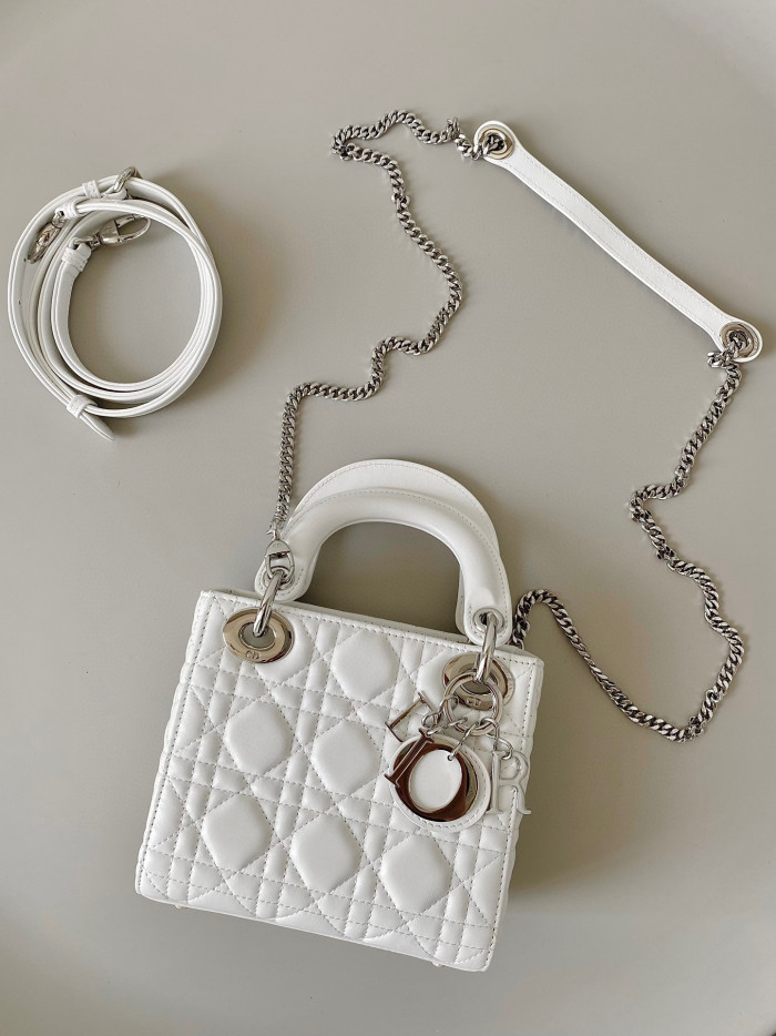 Dior Lady-D-Joy Bag NIGO Leather Carrying Chain Bag #nigo21446