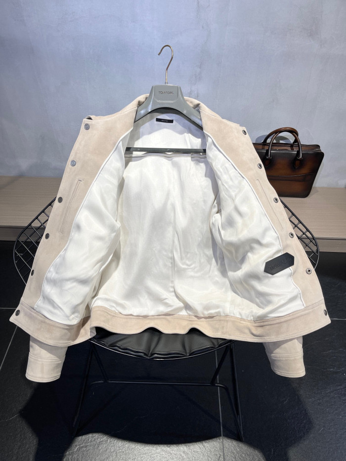 TomFord Cashmere Suede Western Jacket Coat #nigo7885